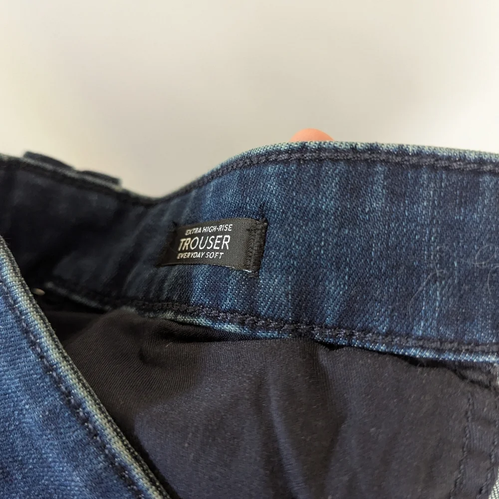 White House‎ Black Market Extra High Rise Trouser Jeans - Picture 12 of 13